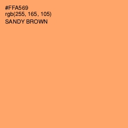 #FFA569 - Sandy brown Color Image