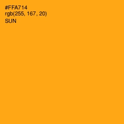#FFA714 - Sun Color Image