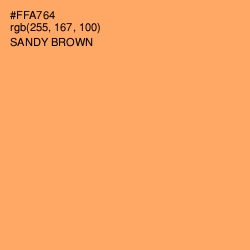 #FFA764 - Sandy brown Color Image