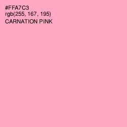 #FFA7C3 - Carnation Pink Color Image