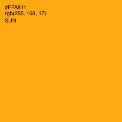 #FFA811 - Sun Color Image