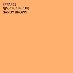 #FFAF6E - Sandy brown Color Image