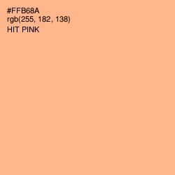 #FFB68A - Hit Pink Color Image