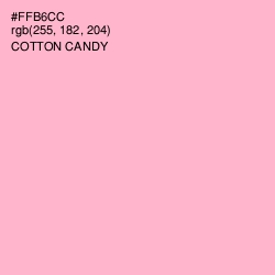 #FFB6CC - Cotton Candy Color Image