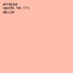 #FFBEAB - Melon Color Image
