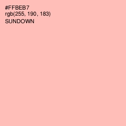 #FFBEB7 - Sundown Color Image