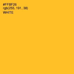 #FFBF26 - Fuel Yellow Color Image