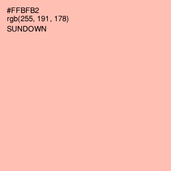 #FFBFB2 - Sundown Color Image