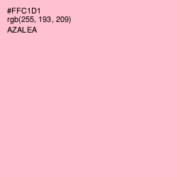 #FFC1D1 - Azalea Color Image