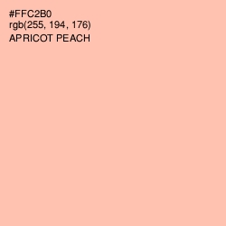 #FFC2B0 - Apricot Peach Color Image
