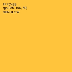 #FFC43B - Sunglow Color Image
