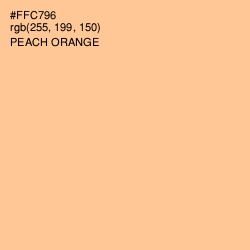 #FFC796 - Peach Orange Color Image