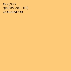 #FFCA77 - Goldenrod Color Image
