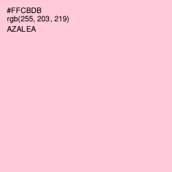 #FFCBDB - Azalea Color Image