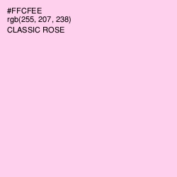 #FFCFEE - Classic Rose Color Image