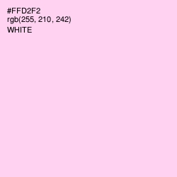 #FFD2F2 - Pink Lace Color Image