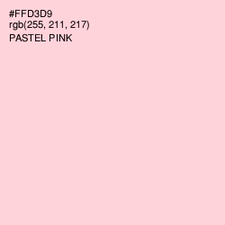 #FFD3D9 - Pastel Pink Color Image
