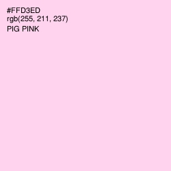 #FFD3ED - Pig Pink Color Image