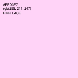 #FFD3F7 - Pink Lace Color Image