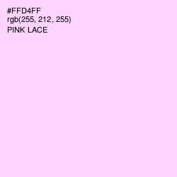 #FFD4FF - Pink Lace Color Image