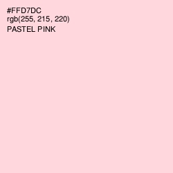 #FFD7DC - Pastel Pink Color Image