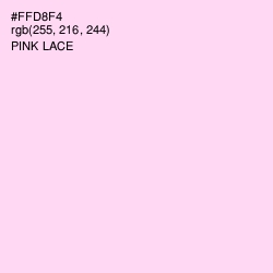 #FFD8F4 - Pink Lace Color Image