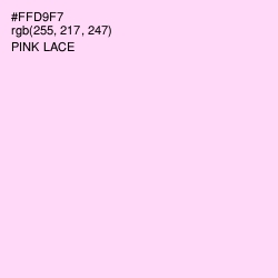 #FFD9F7 - Pink Lace Color Image