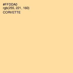 #FFDDA0 - Corvette Color Image