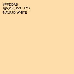 #FFDDAB - Navajo White Color Image