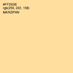 #FFDE9E - Marzipan Color Image