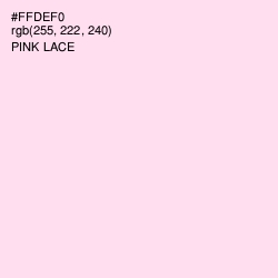 #FFDEF0 - Pink Lace Color Image