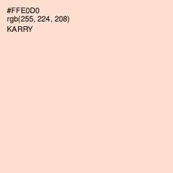 #FFE0D0 - Karry Color Image