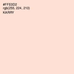 #FFE0D2 - Karry Color Image