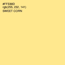 #FFE88D - Sweet Corn Color Image