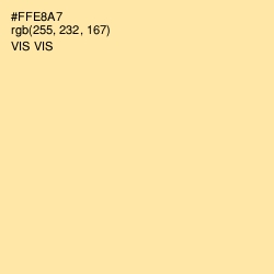 #FFE8A7 - Vis Vis Color Image