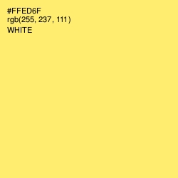 #FFED6F - Festival Color Image