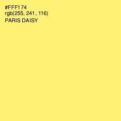 #FFF174 - Paris Daisy Color Image