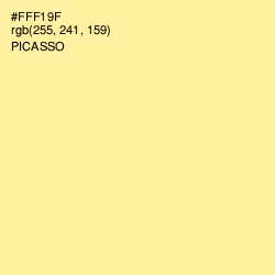 #FFF19F - Picasso Color Image