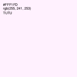 #FFF1FD - Tutu Color Image