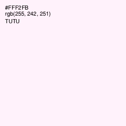 #FFF2FB - Tutu Color Image