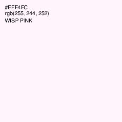 #FFF4FC - Wisp Pink Color Image