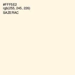 #FFF5E2 - Sazerac Color Image