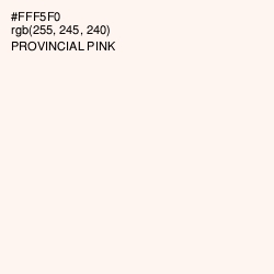 #FFF5F0 - Provincial Pink Color Image