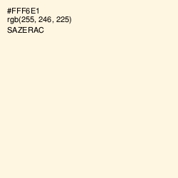 #FFF6E1 - Sazerac Color Image