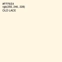 #FFF6E4 - Old Lace Color Image