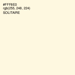 #FFF8E0 - Solitaire Color Image