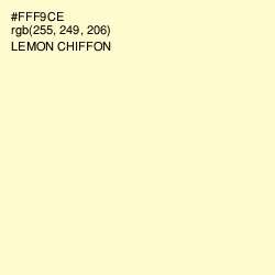 #FFF9CE - Lemon Chiffon Color Image