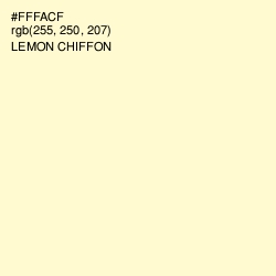 #FFFACF - Lemon Chiffon Color Image