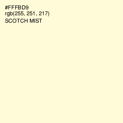 #FFFBD9 - Scotch Mist Color Image