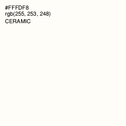 #FFFDF8 - Ceramic Color Image